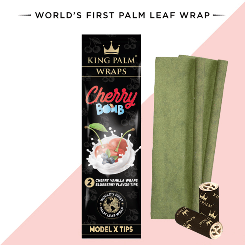 KING PALM - LEAF WRAPS - XL CHERRY VANILLA