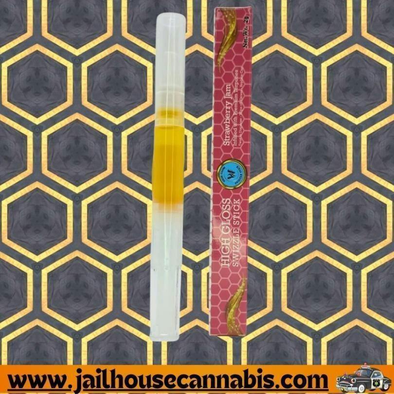 High Gloss Swizzle Sticks - Strawberry Jam