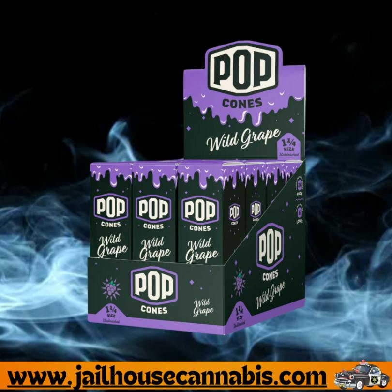 Pop Cones - Wild Grape 6 pack 1&1/4 (Unbleached)