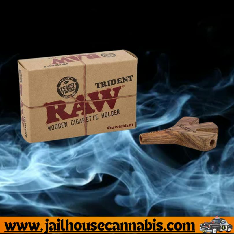 RAW - Trident Wooden Cigarette Holder
