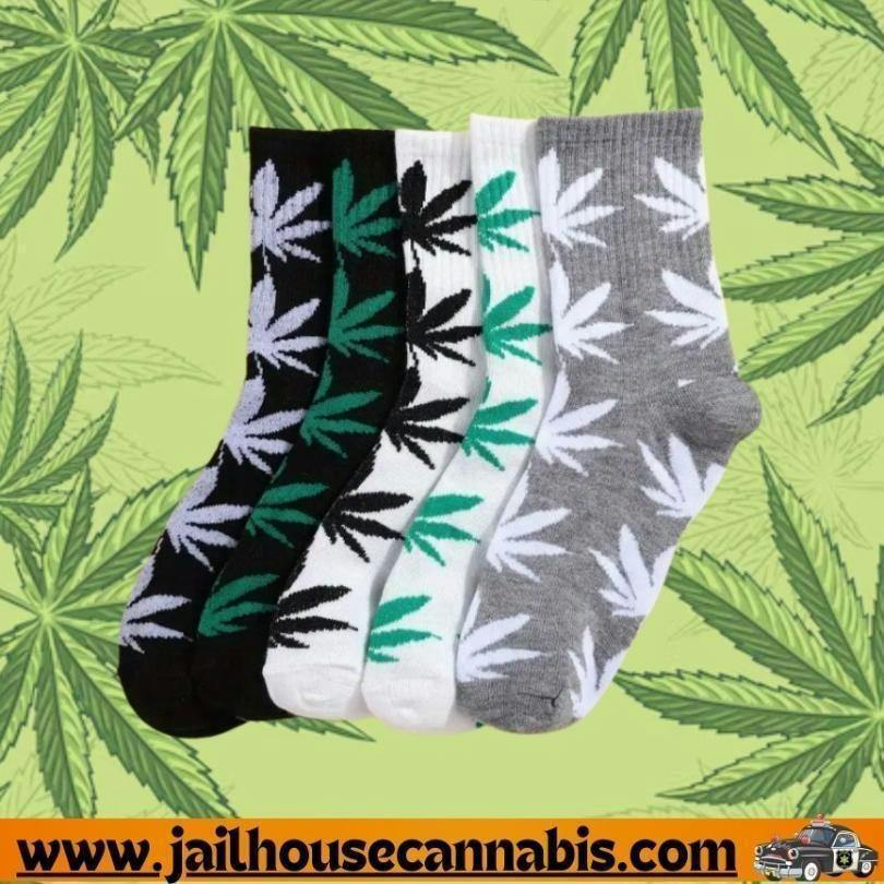 Weed Leaf Socks - Assorted Colors