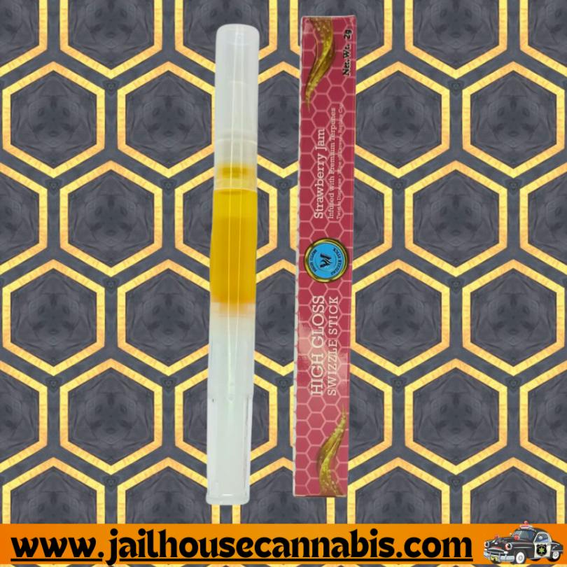 High Gloss Swizzle Sticks - Watermelon Splash