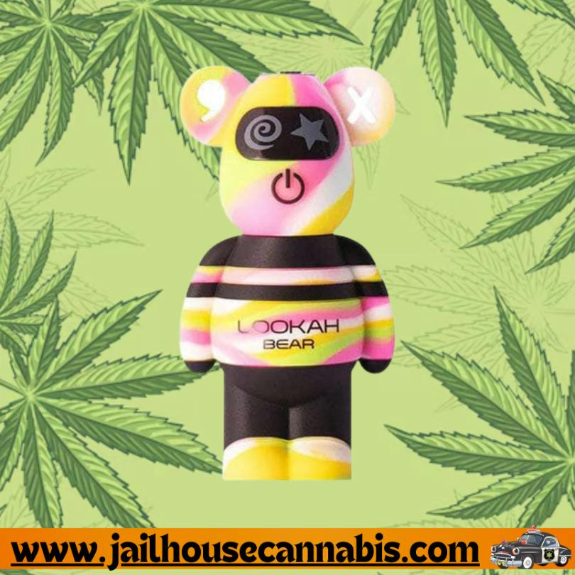 Lookah Bear 510 Battery (Pink TieDye)