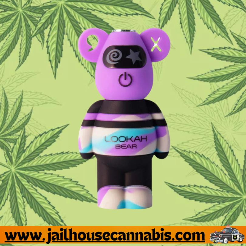Lookah Bear 510 Battery (Purple Tiedye)