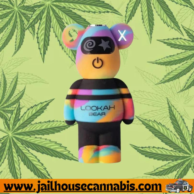 Lookah Bear 510 Battery (Rainbow Tiedye)