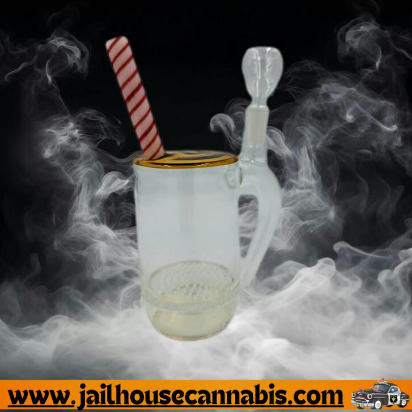 6" Hot Chocolate Mug Rig with a Cinnamon Stick Neck | Comes with Flower Bowl *