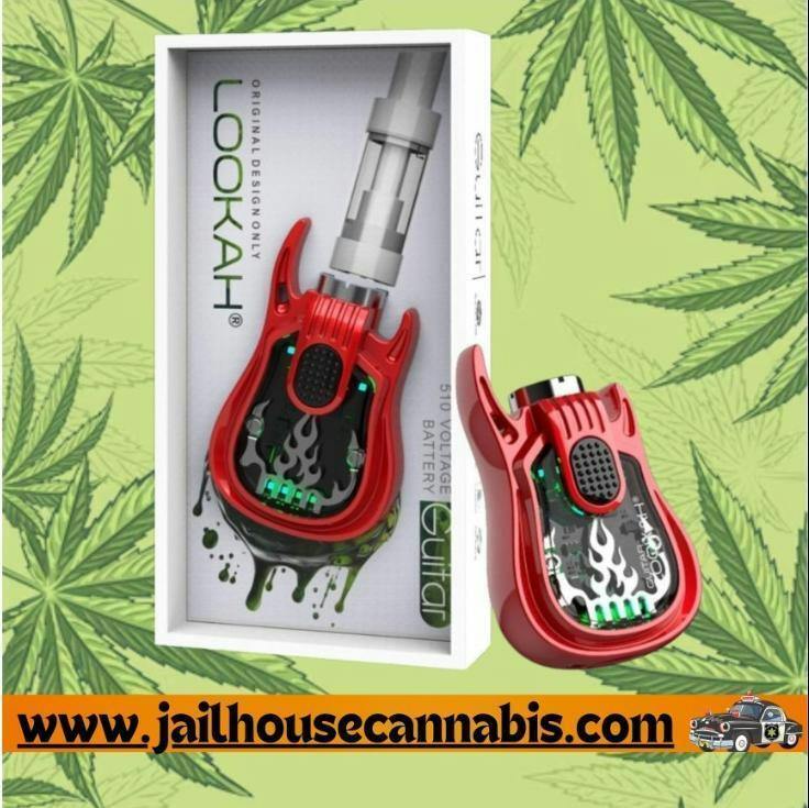 Lookah Guitar 510 Thread Vape - Red