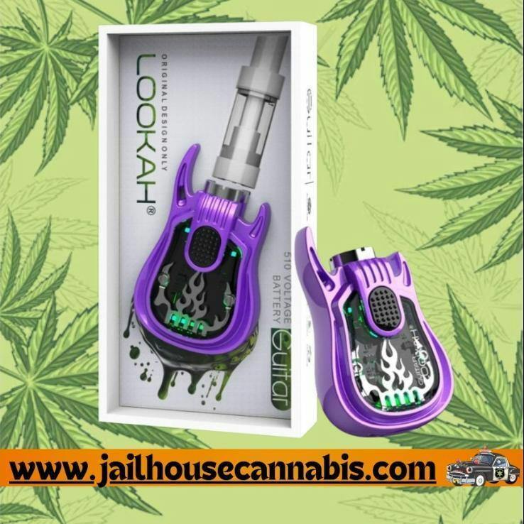 Lookah Guitar 510 Thread Vape Battery | Purple