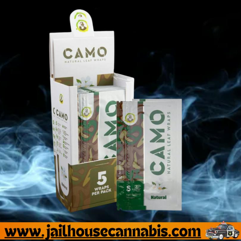 Camo Natural Leaf Wraps 5pk