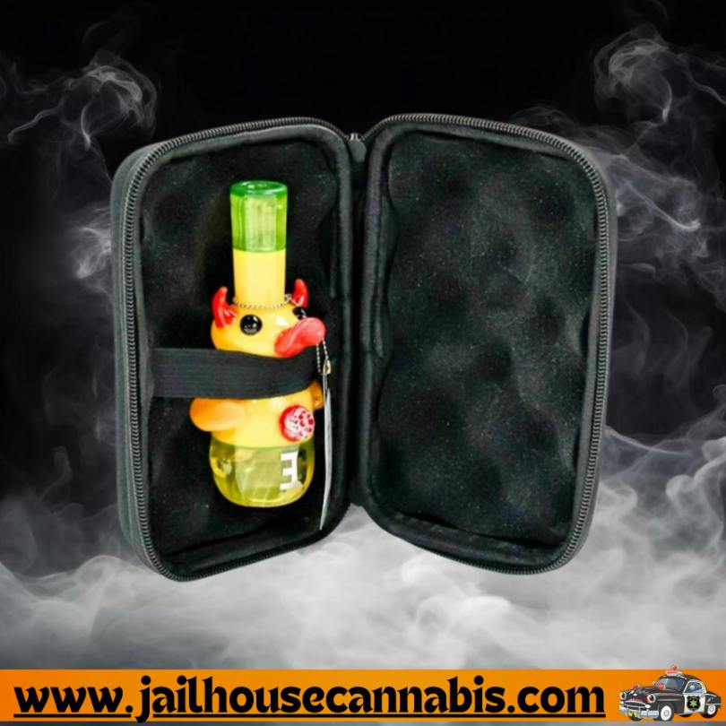 5" EG Glass Ducky Pipe W/ Case
