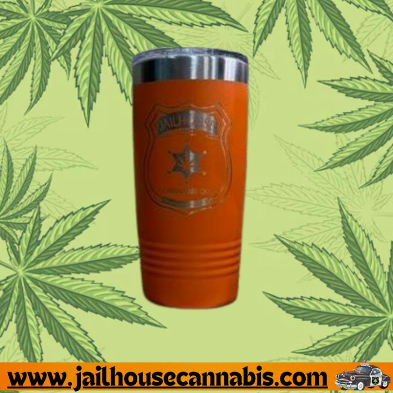 Badge 20 oz Tumbler W/ Lid H (Orange)