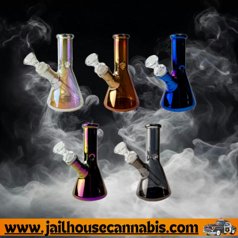 6.5" SirEEL Electroplated Beaker Bong with Flower Bowl |