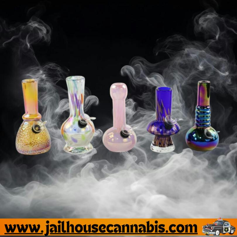 8" Soft Glass Water Pipe | Assorted Colors