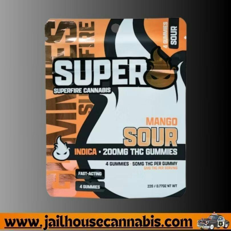 Superfire Edibles - Sour Mango 200mg (I)