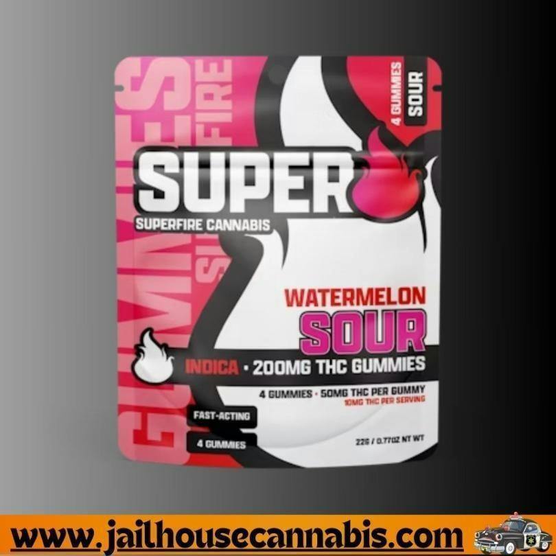 Superfire Edibles - Sour Watermelon 200mg