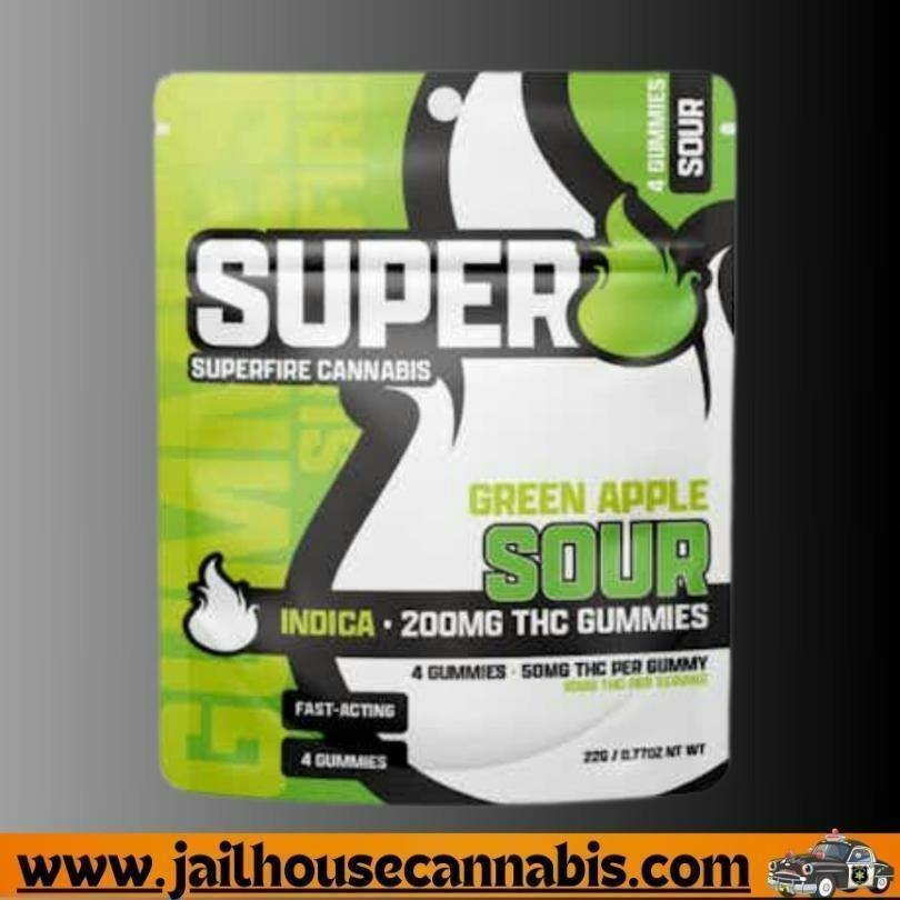Superfire Edibles - Sour Green Apple 200mg