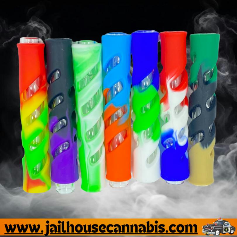 3.5" OG Glass Chillum w/ Silicone Cover