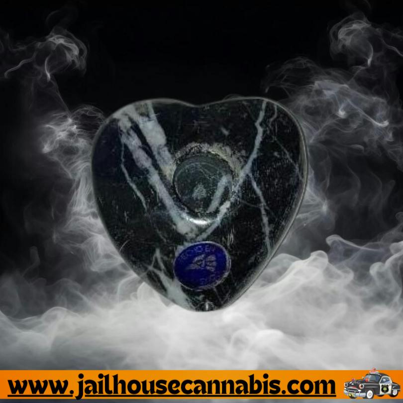 2" x 2" Stone Heart Pipe
