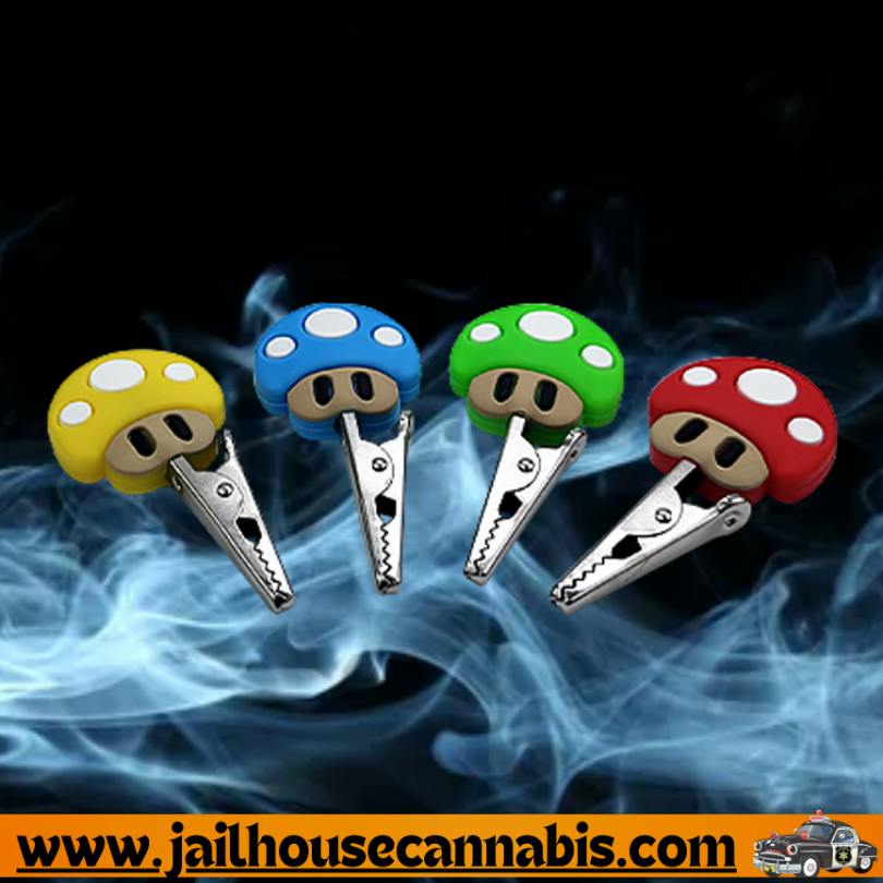 Mushroom 1up Roach Clip