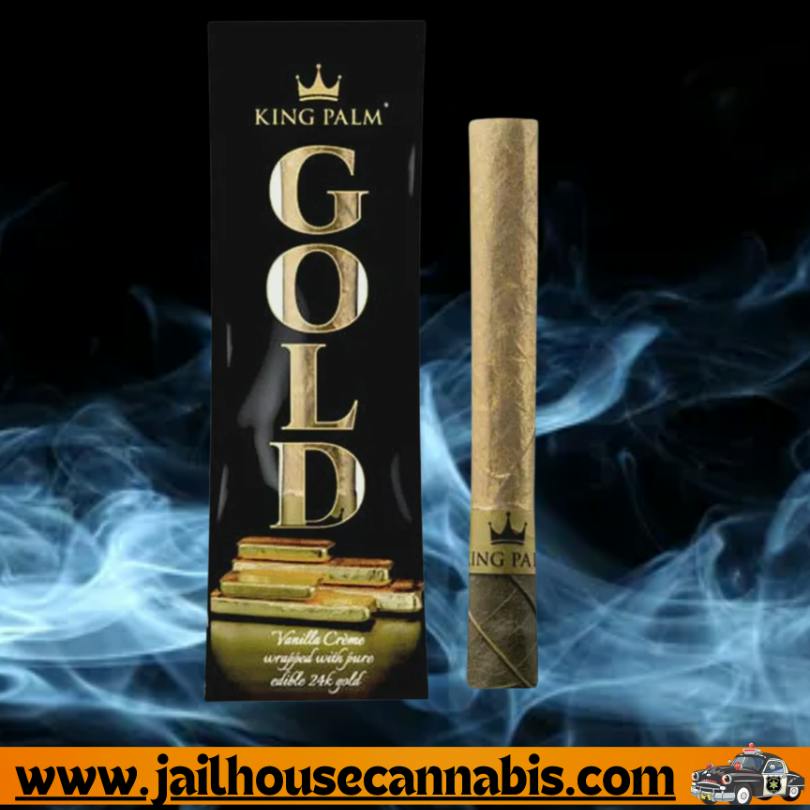 King Palm - Vanilla Gold Leaf Tube Mini 1pk