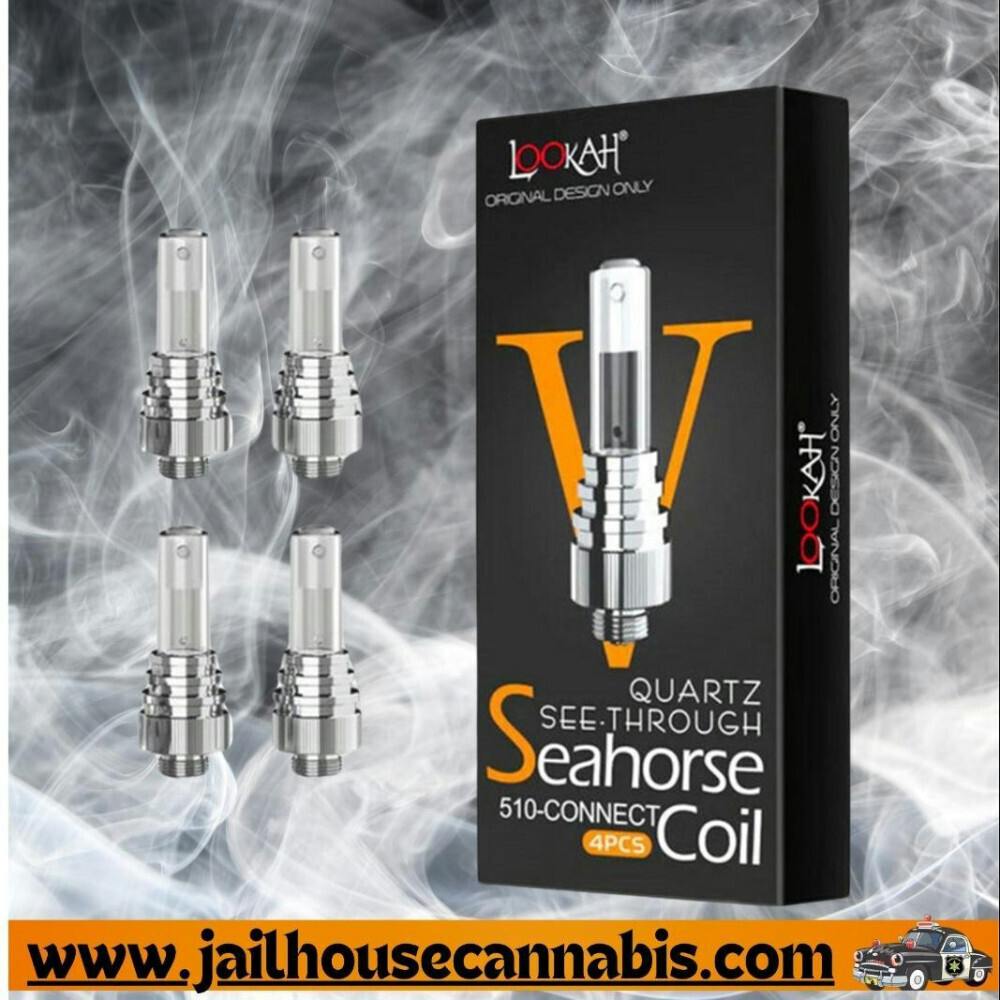 Lookah - 4pk Seahorse Heating Element V, Quartz Tube 510 Thread Heating Element