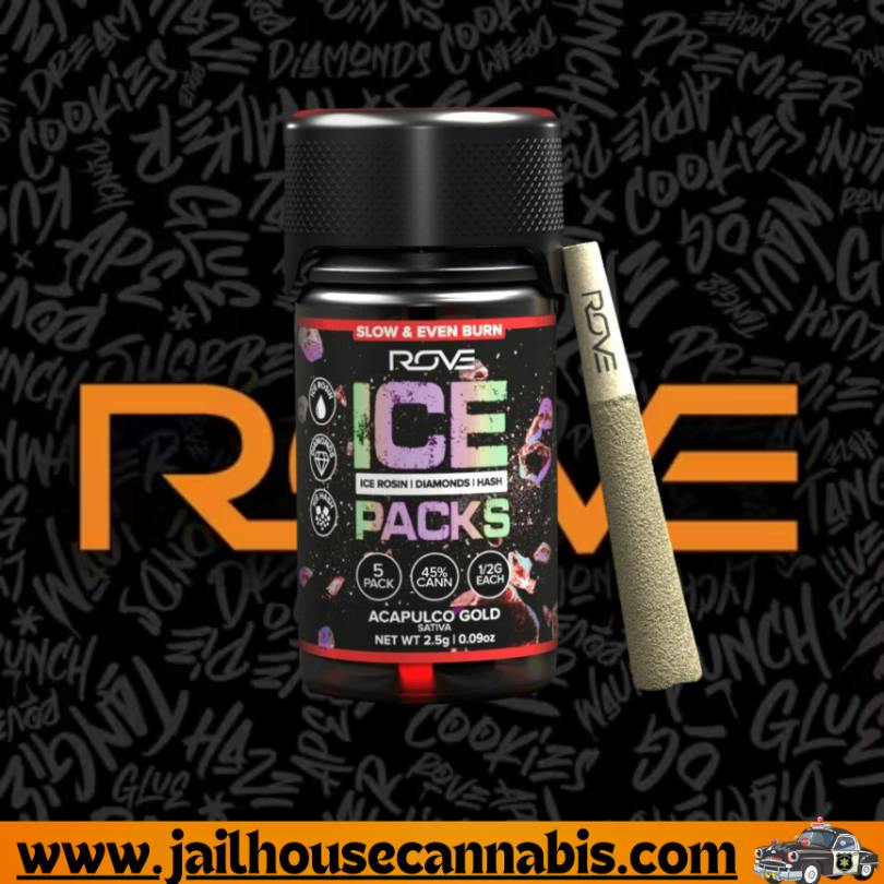 Acapulco Gold | Ice Packs Rosin, Diamond, Hash Infused | 5pk (S)
