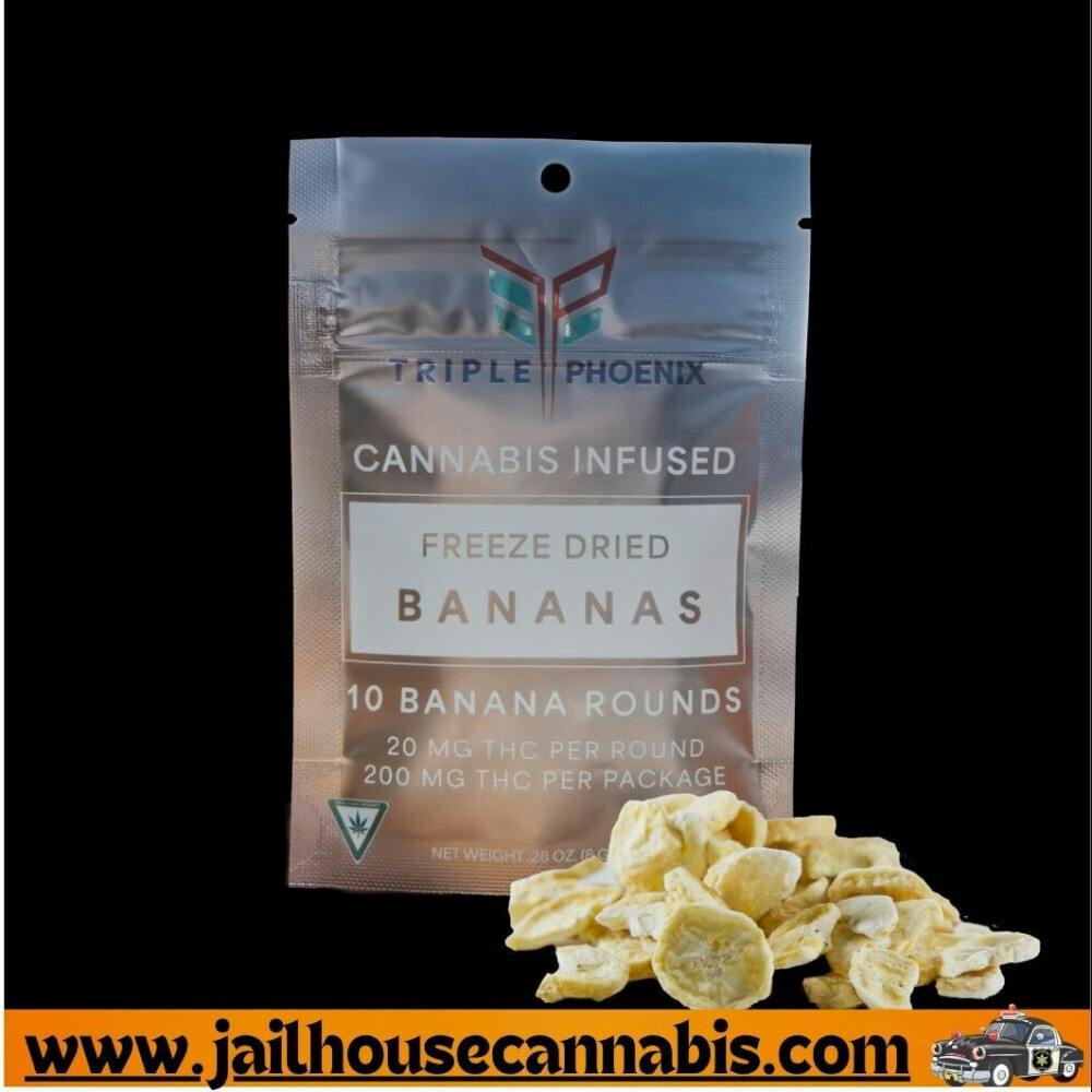 TPW - Freeze Dried Banana Cream Cheesecake Bites - 200mg