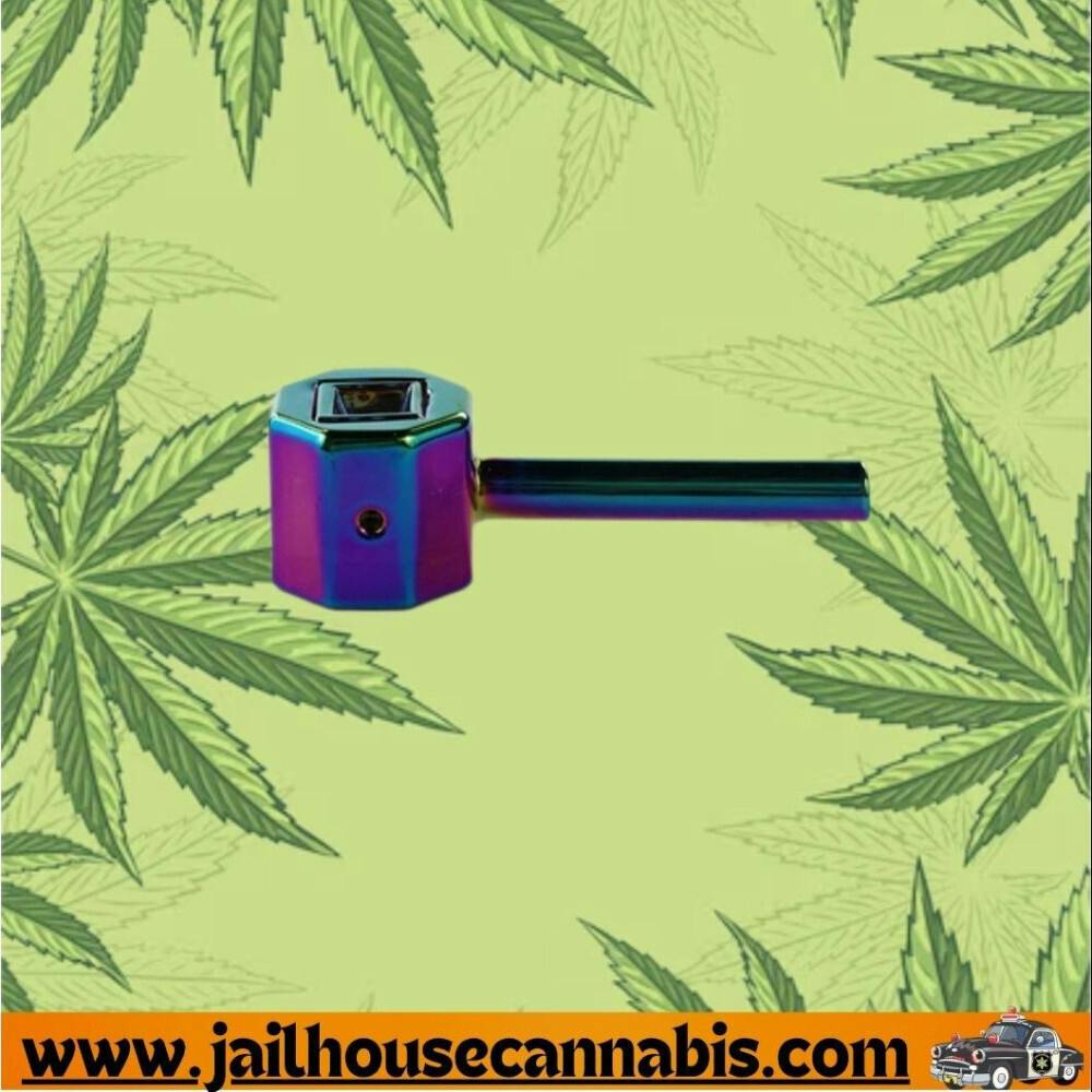SirEEL - 4.5” Shapes Test Series Iridized Hand Pipe, Octagon “The Spark”