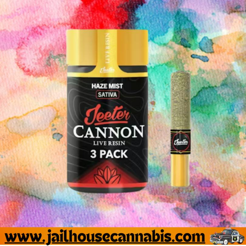 Haze Mist - Infused Jeeter Live Resin Cannon .5x3 Prerolls