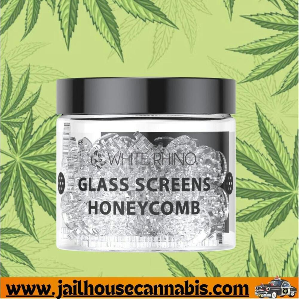 White Rhino Glass Screen - Honeycomb