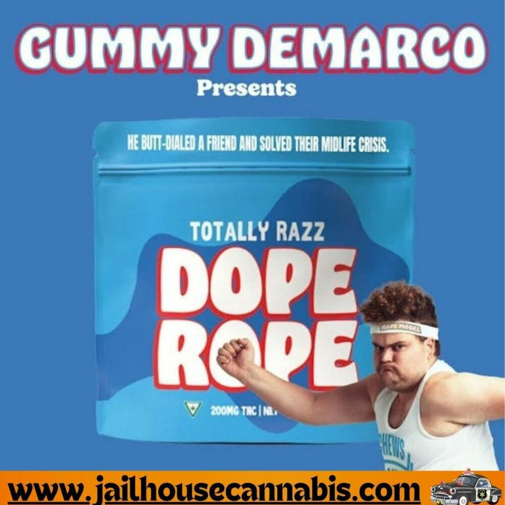 Dope Rope - 200mg Gummy - Totally Razz