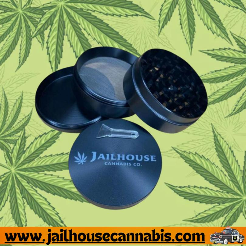 Jailhouse Grinder Black 4 piece - 63mm