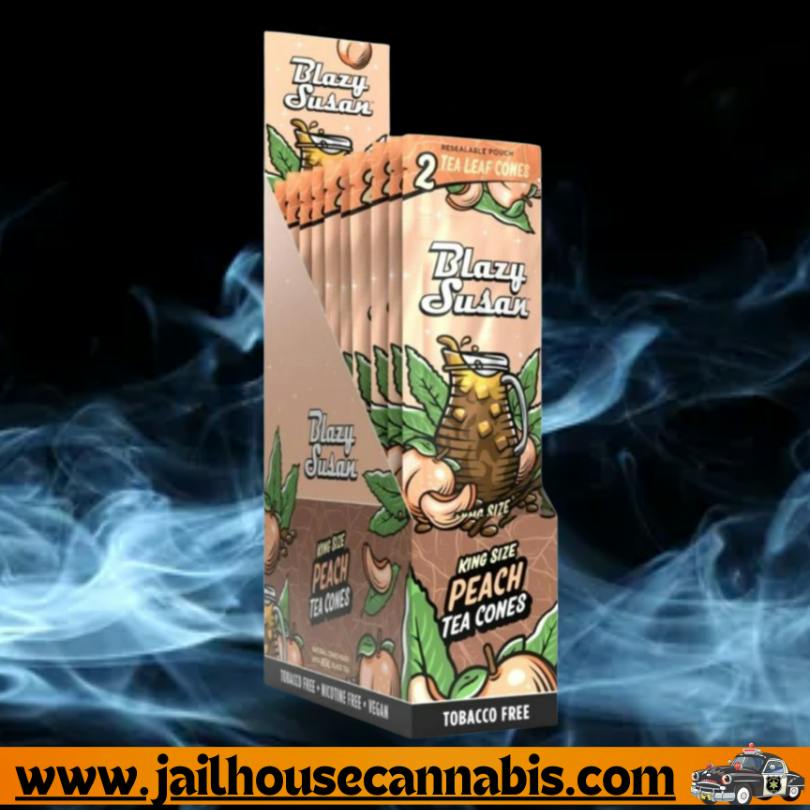 Blazy Susan - Peach Tea Leaf Cones - King Size 2PK
