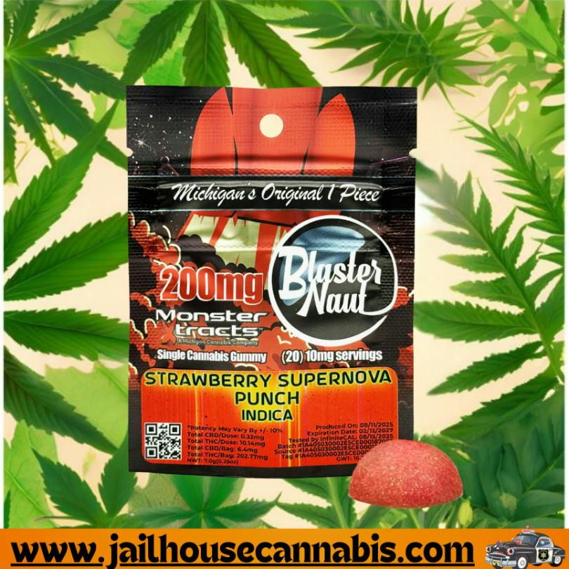 Strawberry SuperNova Punch - 200mg Blasternaut - MONSTER X (I)