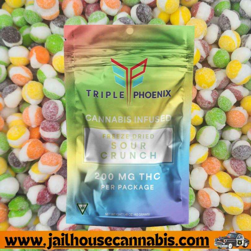 Sour Crunch - Freeze Dried Skittles 5mg pc - 200mg Bag