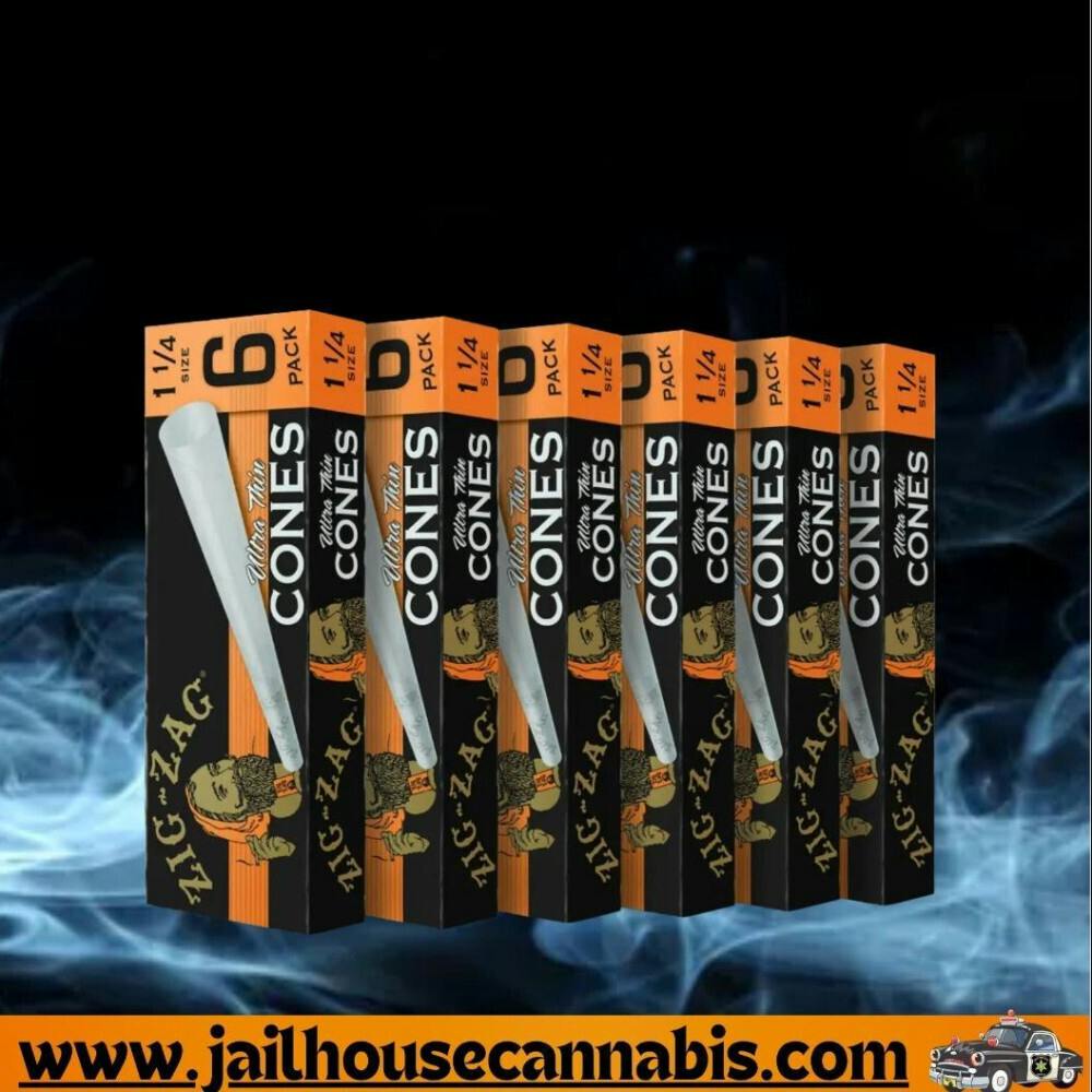 Zig Zag - Ultra Thin Cones 6pk