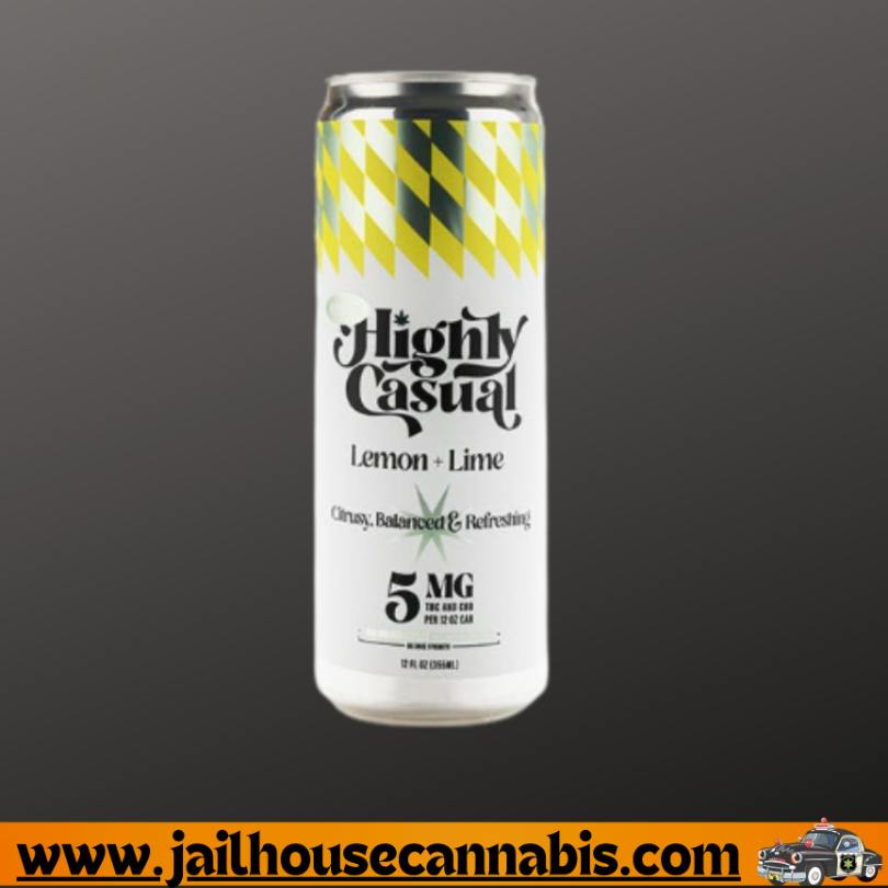 High Five Seltzer - Lemon+Lime - Single Can 5mg (1:1)