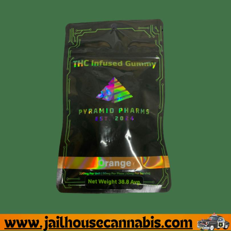 Pyramid - 4ct 50mg Gummies - Orange