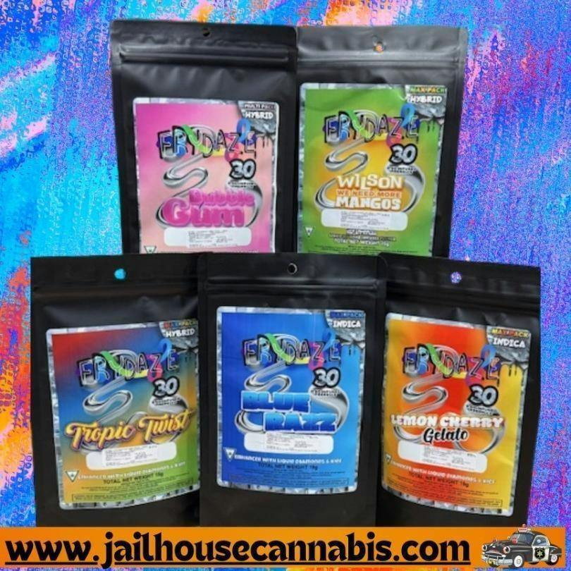 Frydaze .5 X 30 Infused Pre Roll Pack - Blue Razz (I)