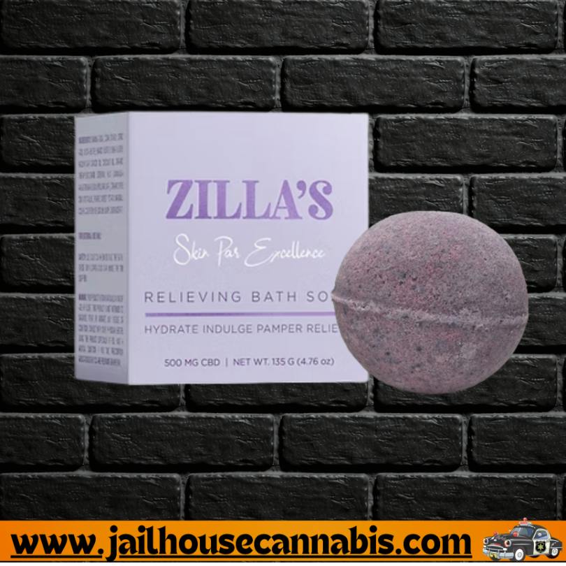 Bath Bomb - Purple Lavender- 500mg CBD