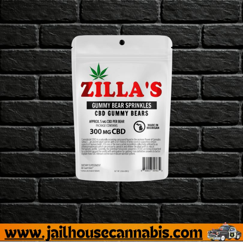 Zilla - CBD Gummy Bears (300mg)