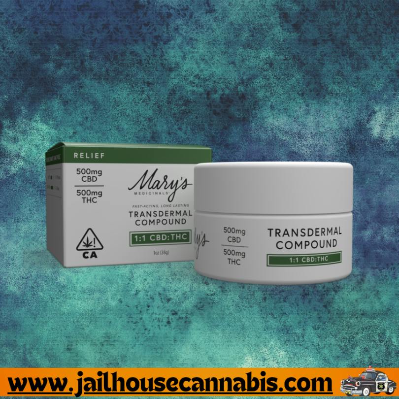 Mary‘s Medicinals - Transdermal Compound CBD:THC (500mg CBD/ 500mg THC)