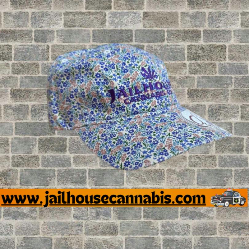 Ponytail Hat - Floral Print
