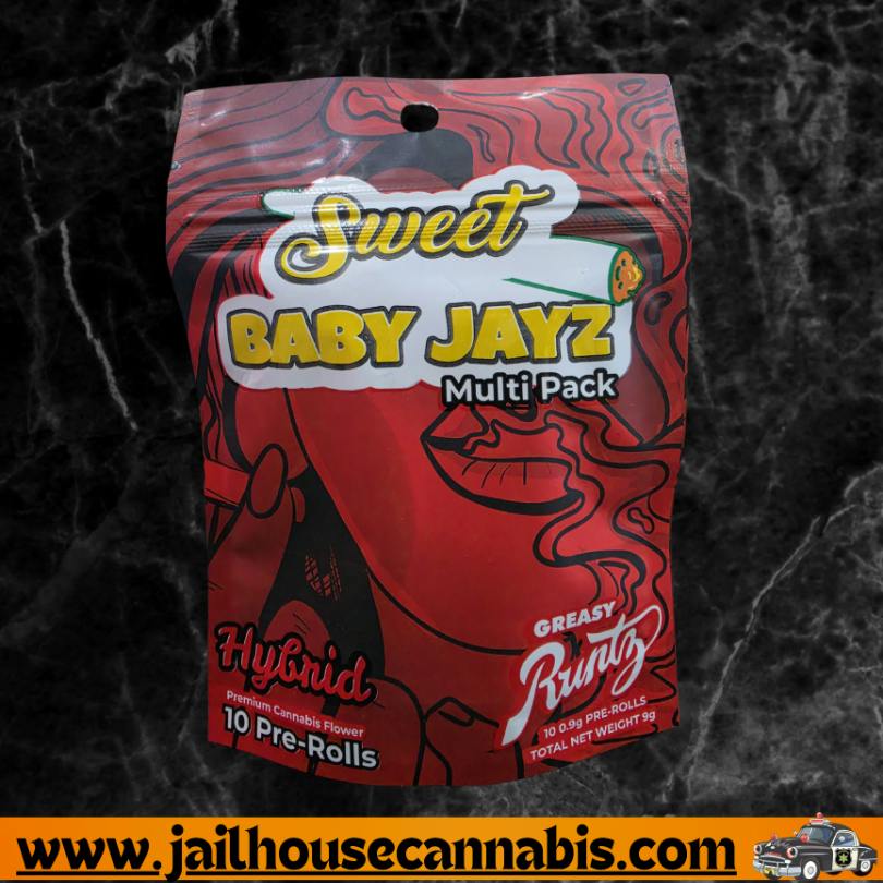 Sweet Baby Jayz 10Pack - .9g PR‘s - Greasy Runtz (H)