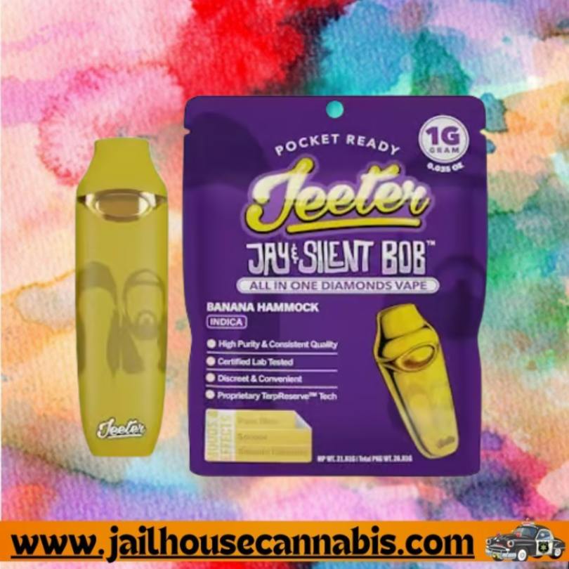 Jeeter Concentrates - AIO Liquid Diamond 1g - JSB x Jeeter - Banana Hammock