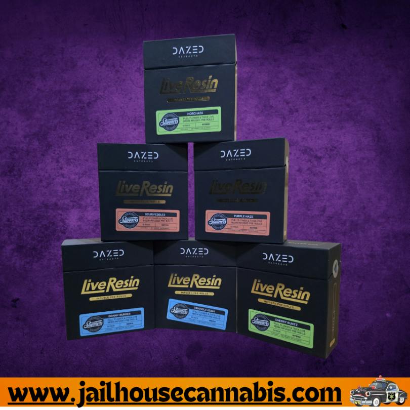 Dazed Stunners - Live Resin Pre Roll .7g Donny Burger (I) - 10 Pack