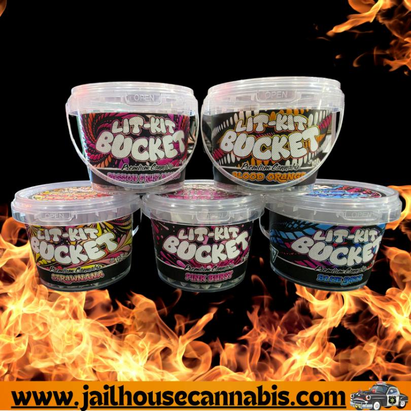 Lit Kit Bucket - 36PK .5G Pre Rolls - Passion Fruit Mango