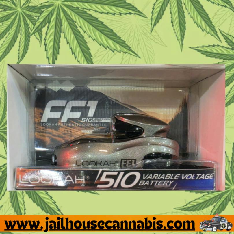 Lookah - FF1 Racecar 500mAh Variable Voltage 510 Thread Battery, Grey