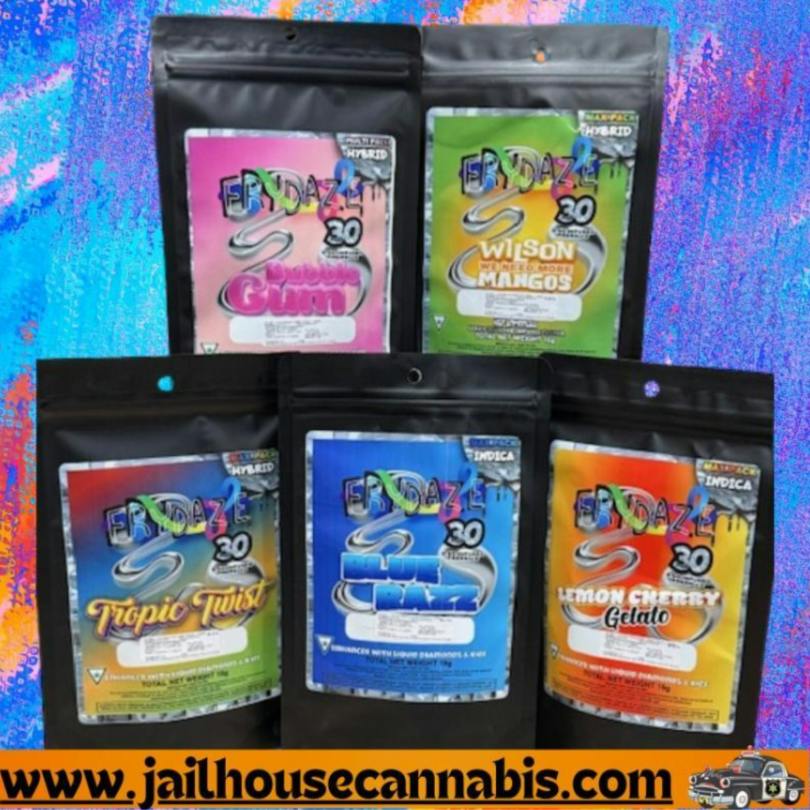 Frydaze .5 X 30 Infused Pre Roll Pack - Berry Boom Pop (Indica)