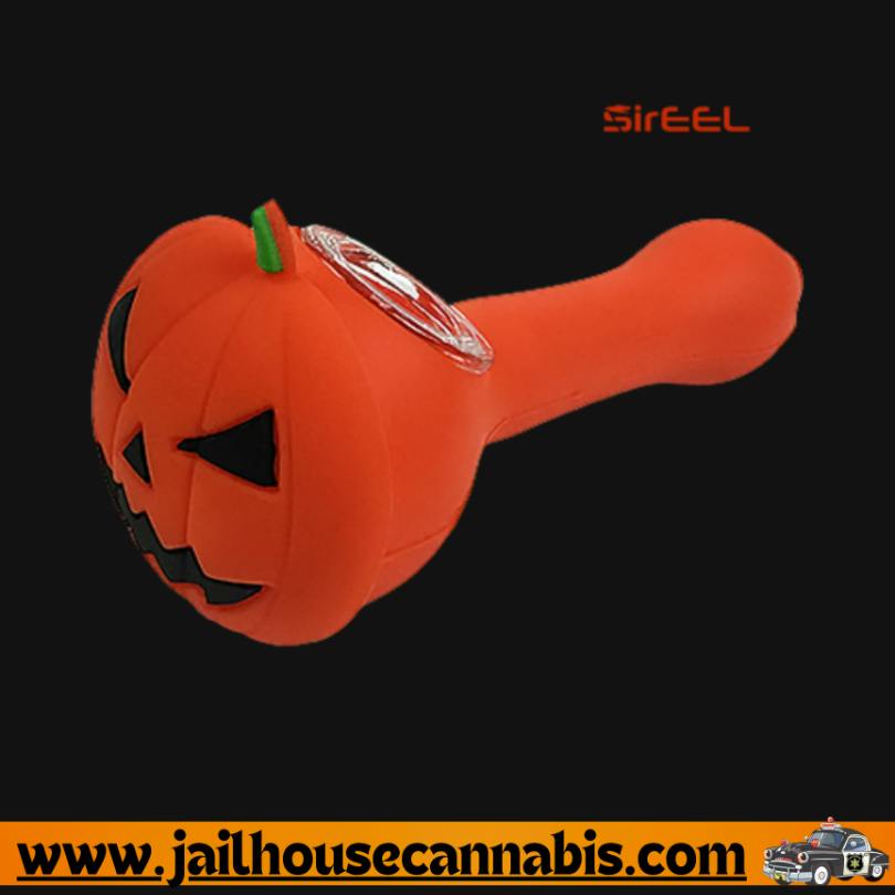 5" Silicone Halloween Jack O‘Lantern Pipe